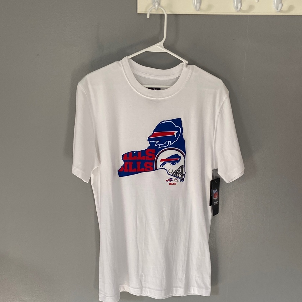 New Era White Buffalo Bills Graphic Tee